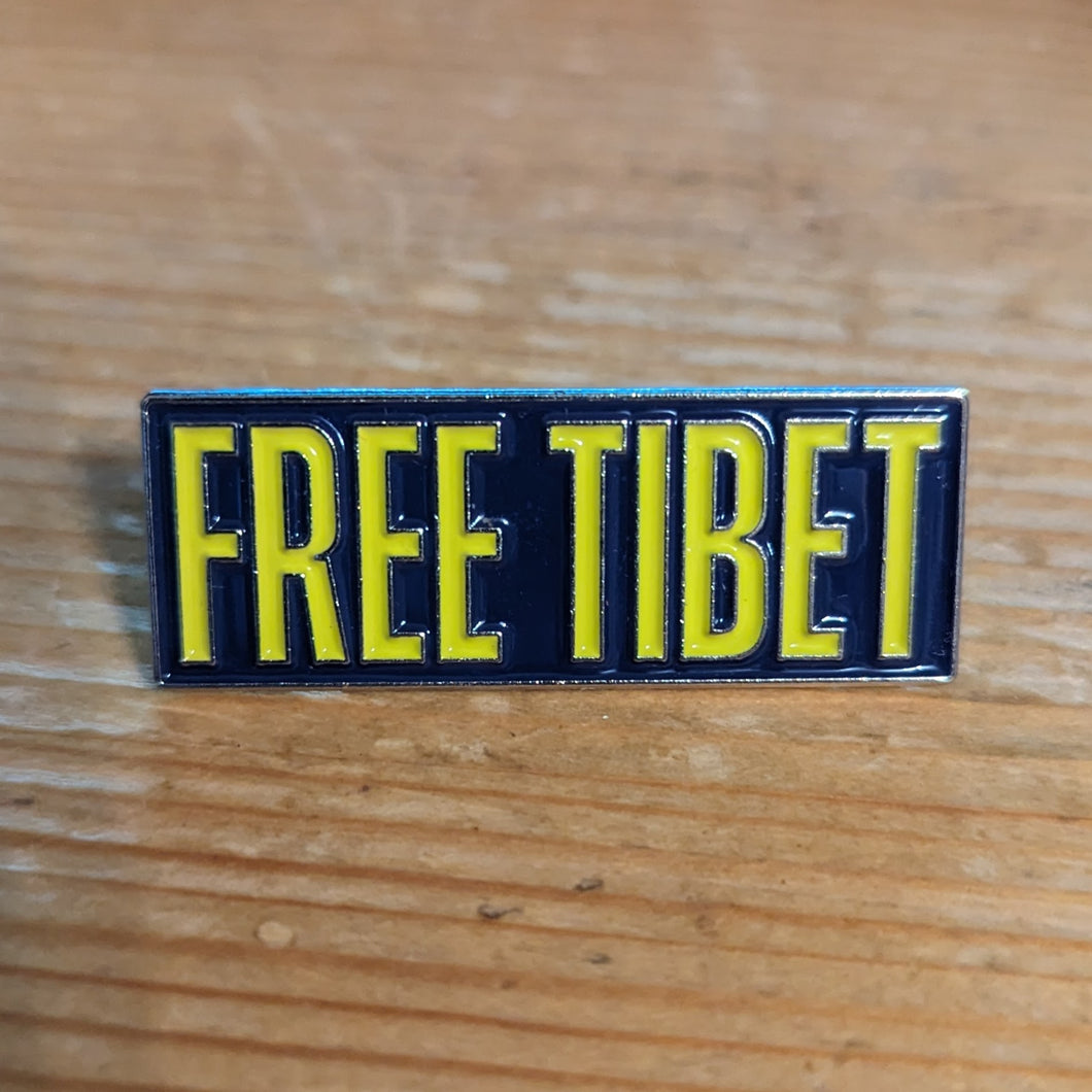Free Tibet Enamel Pin Badge 1