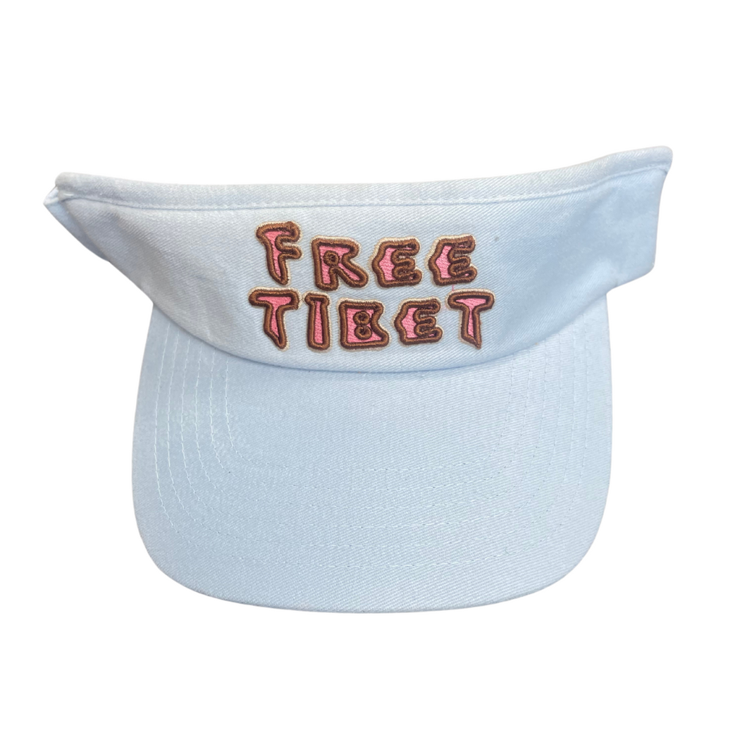 Free Tibet Embroidered Visor