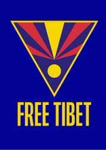Load image into Gallery viewer, Free Tibet Stickers (PACK OF 10)
