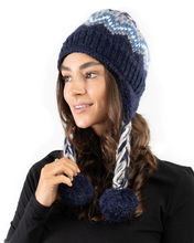 Load image into Gallery viewer, Wool Fleece Lined Beanie Pom Pom Hat
